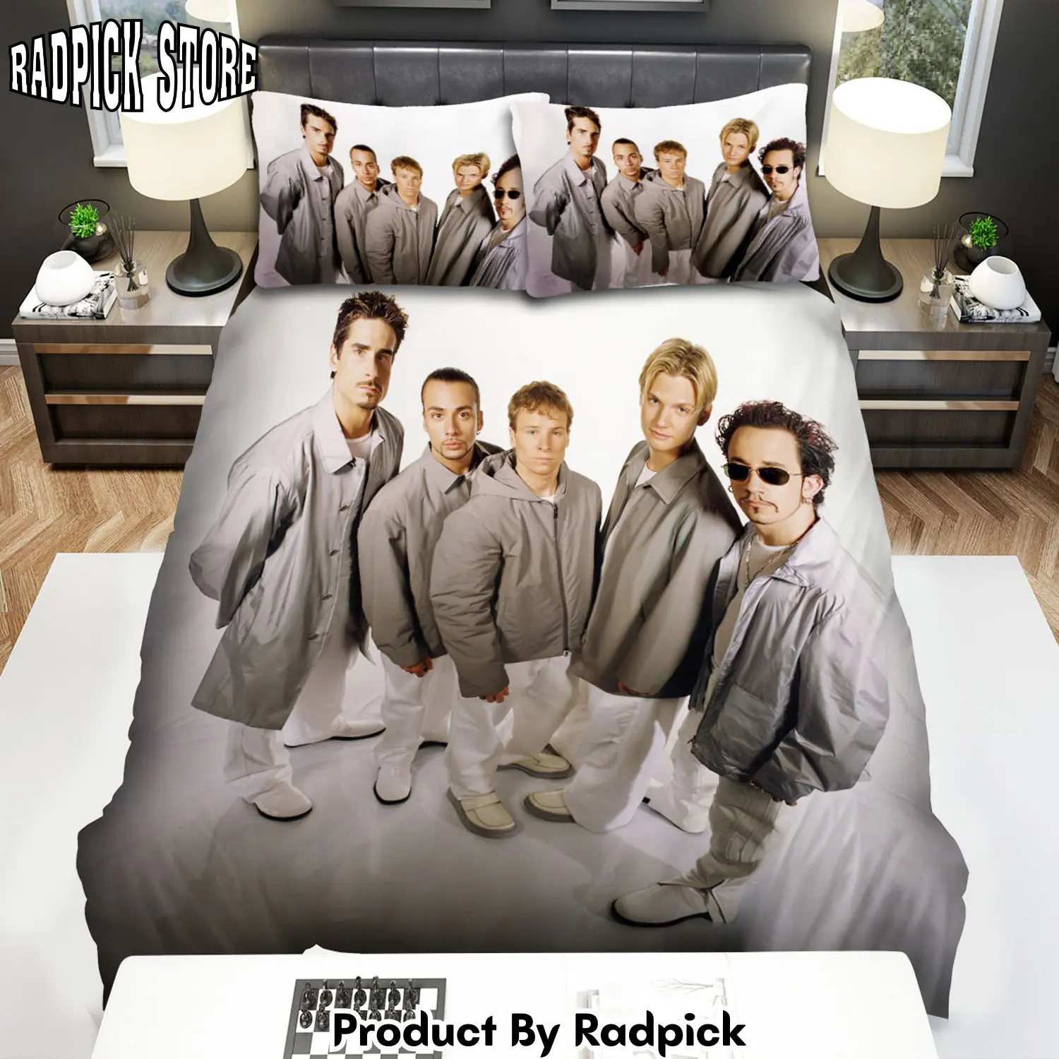 Radpick aj mclean wearing glasses bed sheets spread duvet cover bedding sets rp3278877